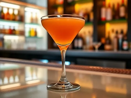 Damn-The-Weather Cocktail - At a Bar