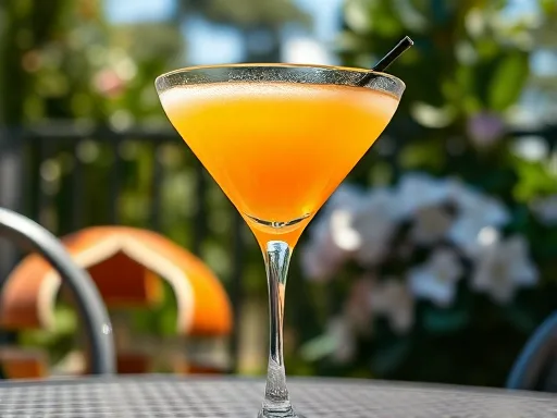 Damn-The-Weather Cocktail - Outdoors