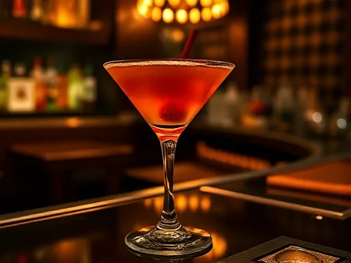 Debonaire Cocktail - At a Bar