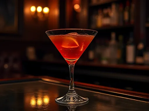 Delmonico Cocktail - At a Bar