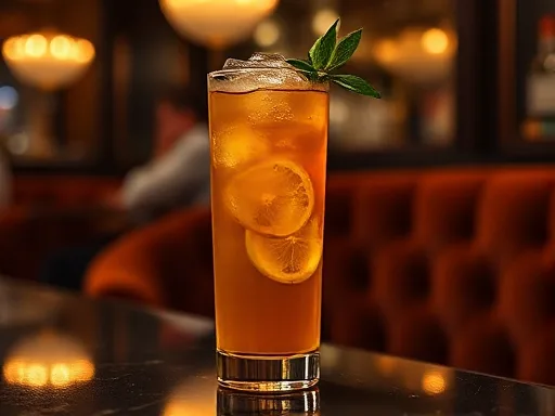 Dignified Iced Tea - At a Bar