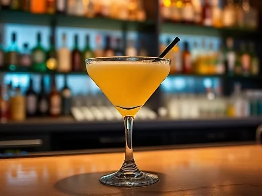 Vodka Martini at a bar