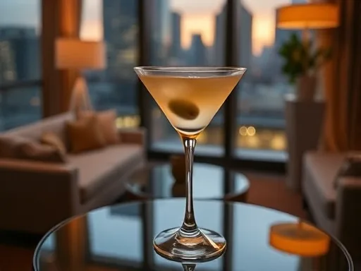 Dirty Vodka Martini - At Home