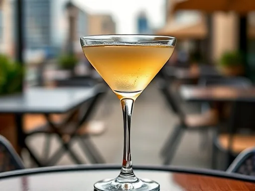 Dirty Vodka Martini - Outdoors