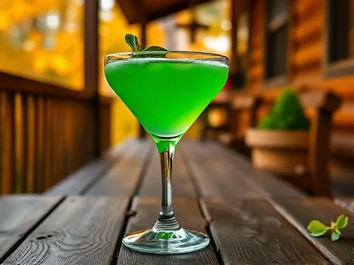 Dixie Whiskey Cocktail - Outdoors
