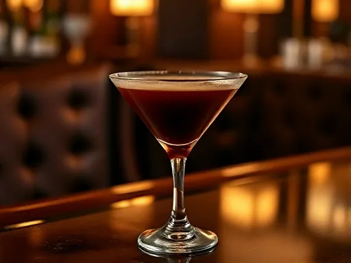 Double Fudge Martini - At a Bar