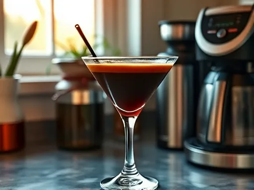 Double Fudge Martini - At Home