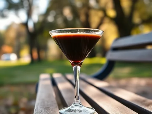 Double Fudge Martini - Outdoors