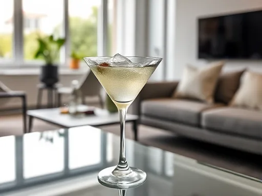 Down and Dirty Dry Martini - At Home
