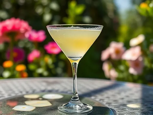 Down and Dirty Dry Martini - Outdoors