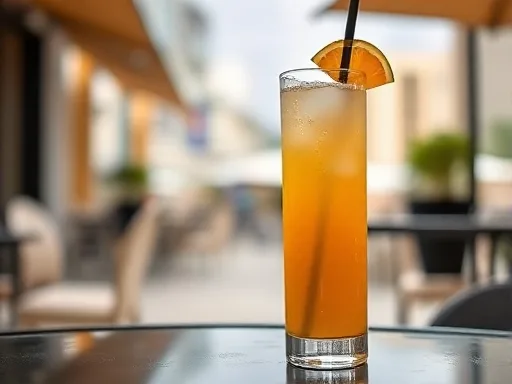 Dream Cocktail outdoors