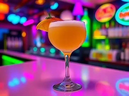 Dressed Up Pina Colada - At a Bar
