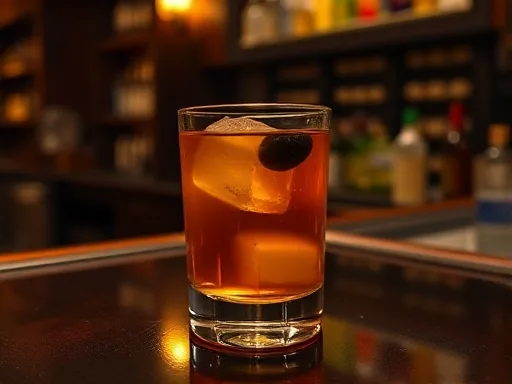 Dry Brandy Manhattan - At a Bar