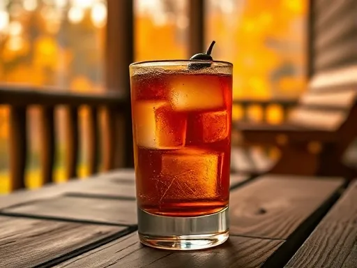 Dry Brandy Manhattan - Outdoors