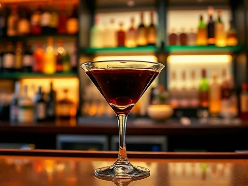 Dubonnet Cocktail - At a Bar