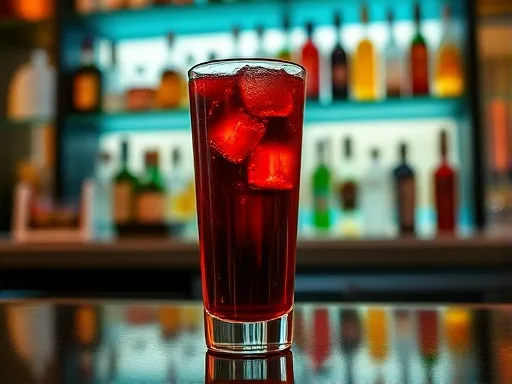 Dubonnet Highball - At a Bar