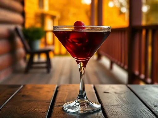 Dubonnet Manhattan - Outdoors