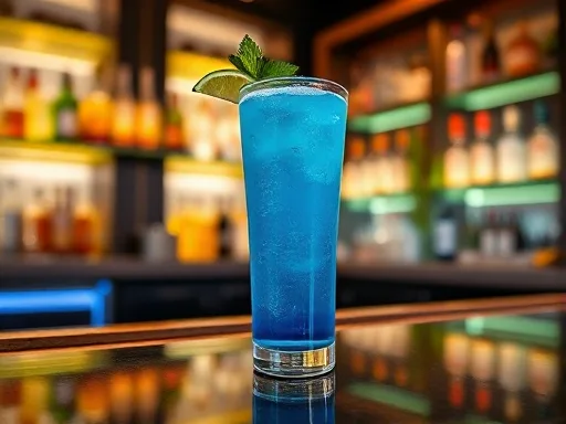 Electric Long Island Iced Tea - At a Bar