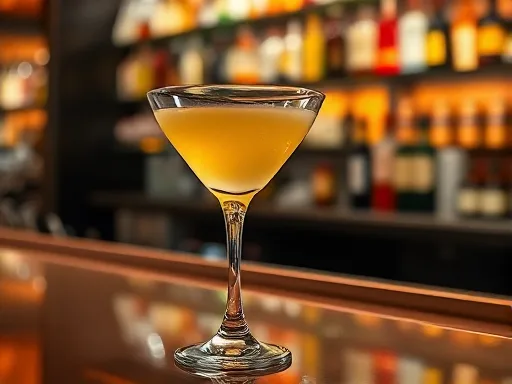 Emerald Martini - At a Bar