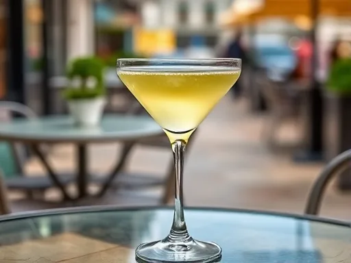 Emerald Vodka Martini - Outdoors