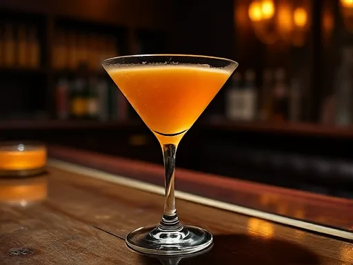 English Rose Cocktail - At a Bar