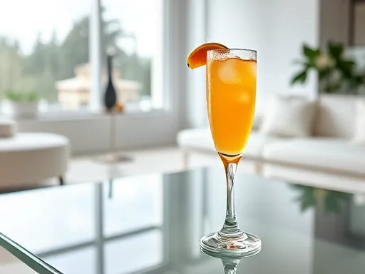 Fizzy Fuzzy Navel - At Home