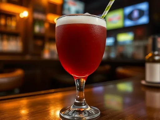 Flaming Delicious - At a Bar