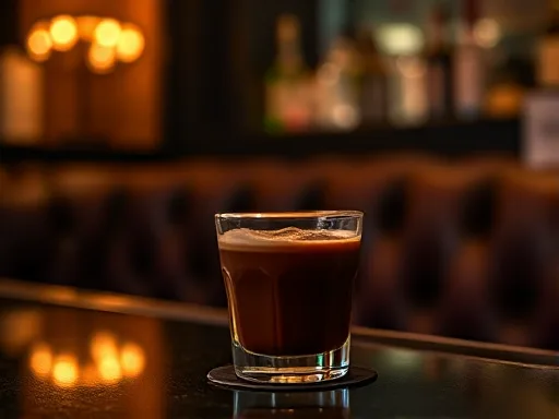 Flaming Hot Chocolate - At a Bar
