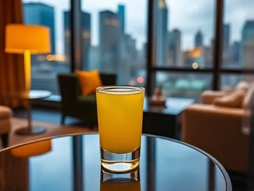 Flaming Lemon Drop - At Home