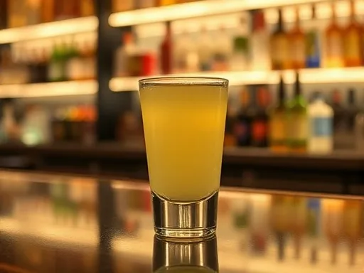 Flaming Lemon - At a Bar