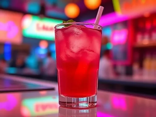 Flaming Soda - At a Bar