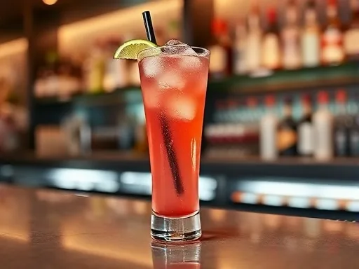 Floradora Cooler - At a Bar