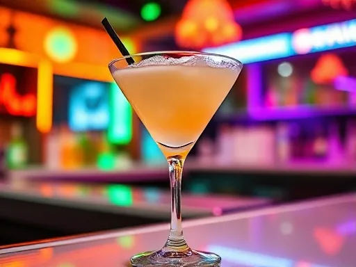Fluffy Cocktail - At a Bar