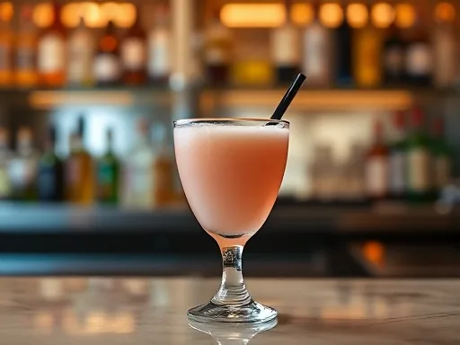 Fluffy Pink Angel - At a Bar