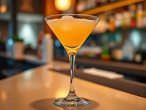 Fresh Melon Martini - At a Bar