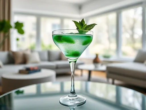 Fresh Mint Liqueur - At Home