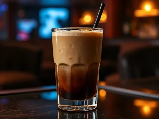 Frosted Coke - At a Bar