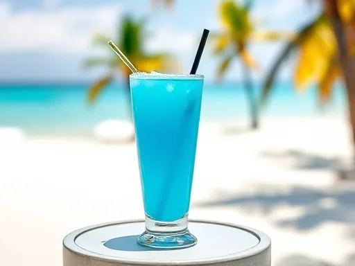 Frozen Blue Daiquiri - Outdoors