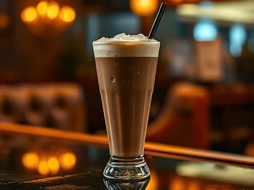 Frozen Cappuccino - At a Bar
