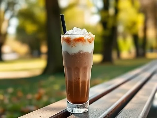 Frozen Cappuccino - Outdoors