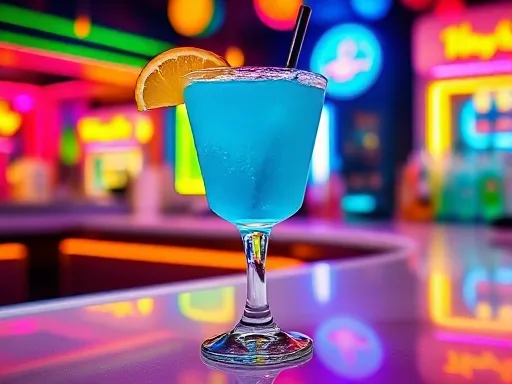 Frozen Citron Neon - At a Bar