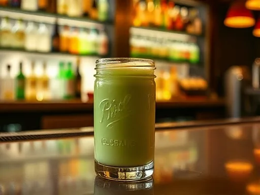 Frozen Grasshopper - At a Bar