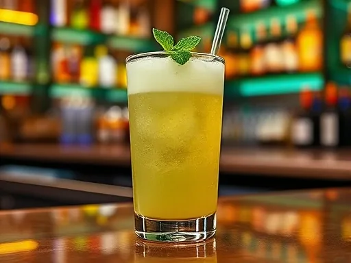 Frozen Mint Daiquiri - At a Bar