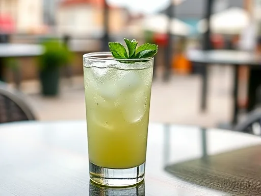 Frozen Mint Daiquiri - Outdoors