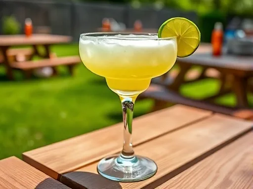 Frozen Passion Margarita - Outdoors