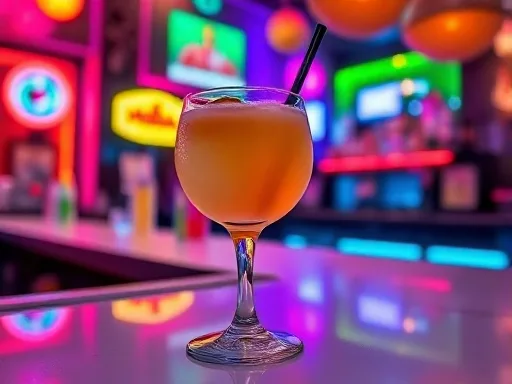 Fruit Juice Cup - At a Bar