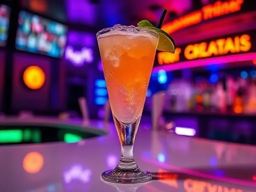 Fruit Margarita - At a Bar