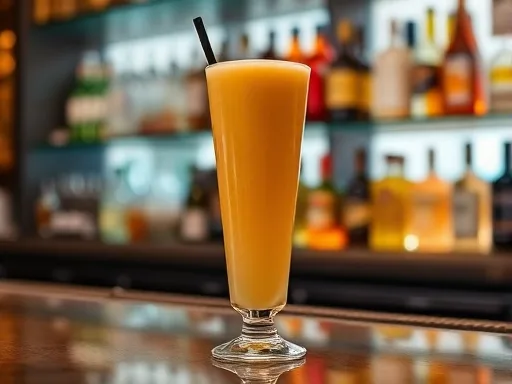 Fruit Milkshake - At a Bar