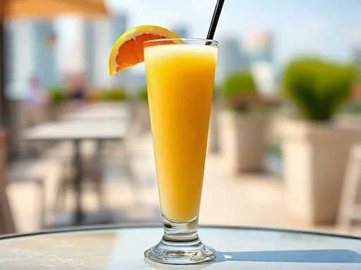 Fruit Milkshake - Outdoors