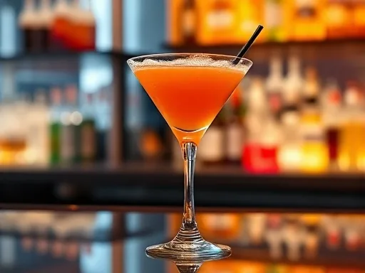 Fruit Rum Frappe - At a Bar